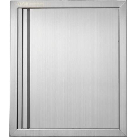 Porte d'Accès Barbecue Inox 457x533 mm Porte Encastrable pour Cuisine Extérieure et Îlot de Barbecue (1/5)