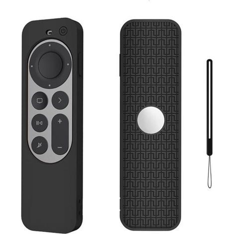 Custodia in silicone compatibile con Apple TV 4K 2022 (3a generazione)/Apple TV 4K 2021 e telecomando Siri, custodia protettiva antiscivolo. (1/5)