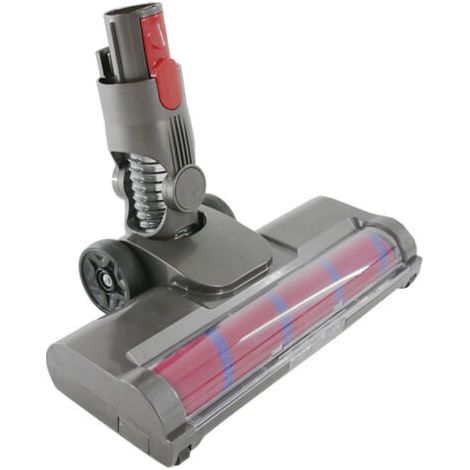 Accessoire de vide pour Dyson V15 V8 V7 V10 V11 accessoire de plancher de bois franc Dyson avec grand rouleau flexible remplacement de la tête de brosse à rouleaux souples avec lampe LED (1/5)