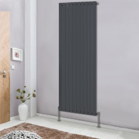 NRG Designer Radiator Flat Panel Central Heating Rads Anthracite Vertical 1800x680mm Single