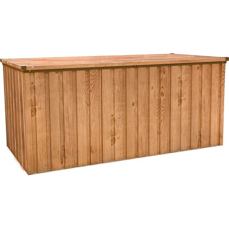 COFRE BAUL ARCON METALICO JARDIN 1,9 MARRON 1450 LTS DURAMAX (1/5)