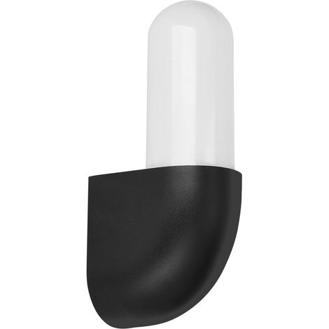 Applique esterna nera diffusore opale GU10 IP65 Gynura (1/2)