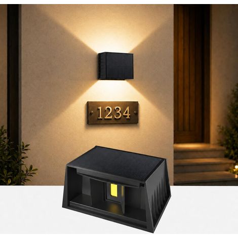 Outdoor Solar Wall Light, 3000K Up (1/5)