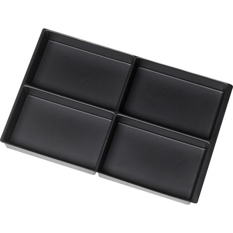 Kit de compartimentation Rau pour tiroirs Tiroir-E H 60-360mm Bac à matériel 4 compartiments
