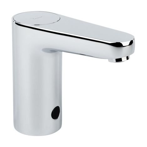Porcher OKYRIS CLINIC – Robinet électronique lavabo sans contact sur piles – Chromé – D2413AA (1/4)