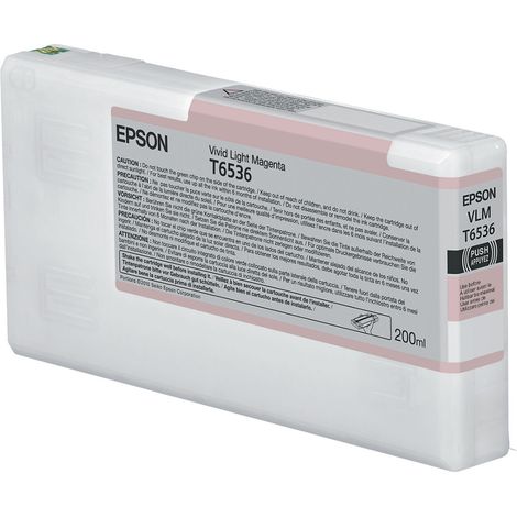 Epson Tintenkartusche Stylus Pro 4900, C13T653600, Vivid light Magenta, 200ml (C13T653600)