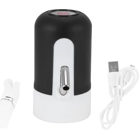 Pompe à eau électrique USB pour bouteille, distributeur d'eau pratique bureau et maison, noir (1/5)