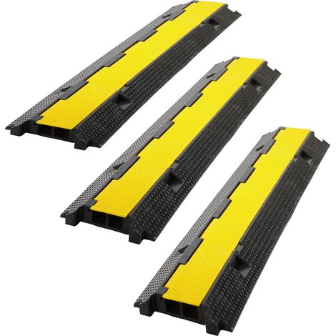 SWANEW 3 pezzi cavo ponte 2 canali protezione antiurto canale cavo 100cm tunnel cavo (1/5)