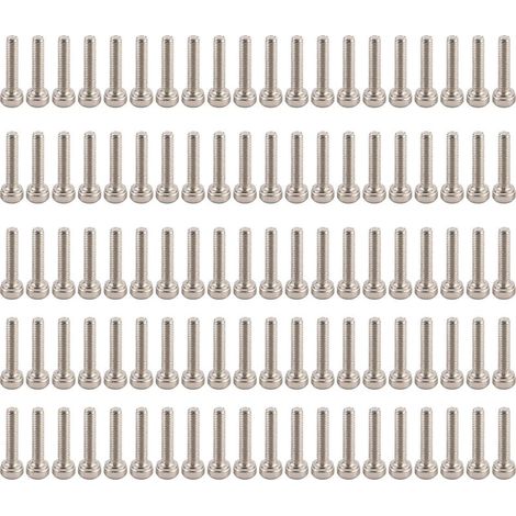 Vis mécanique à six pans creux en acier inoxydable 304 (M3 × 14 mm) un élément de fixation de haute qualité adapté à l'assemblage mécanique et au montage de composants métalliques. (1/5)