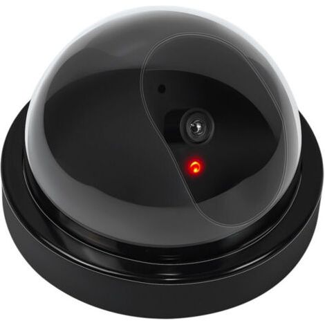 Fausse caméra de sécurité avec Lampe LED Clignotante (1/5)