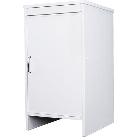 Mueble de baño lavandería multiuso en PVC 45x50 con puerta Negrari FB9006K