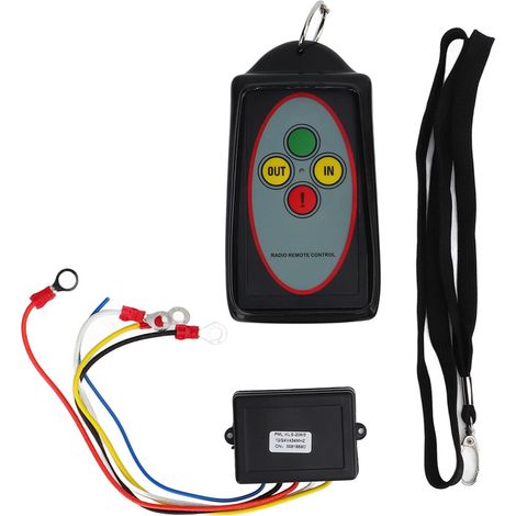 12/24V Wireless Winch Remote Control Kit Universal Electric Winch Controller for Truck ATV (1/5)