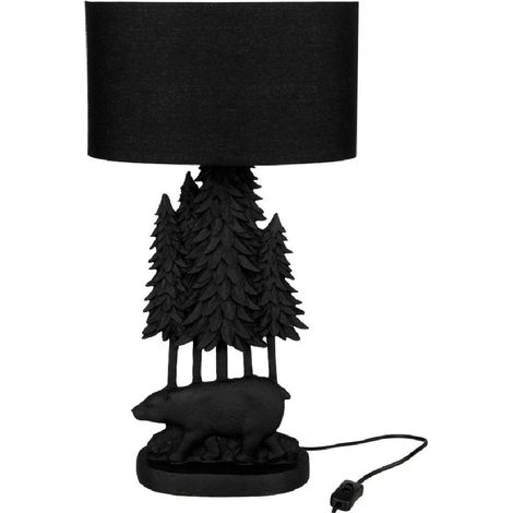 Lampe Ours en forêt (1/2)