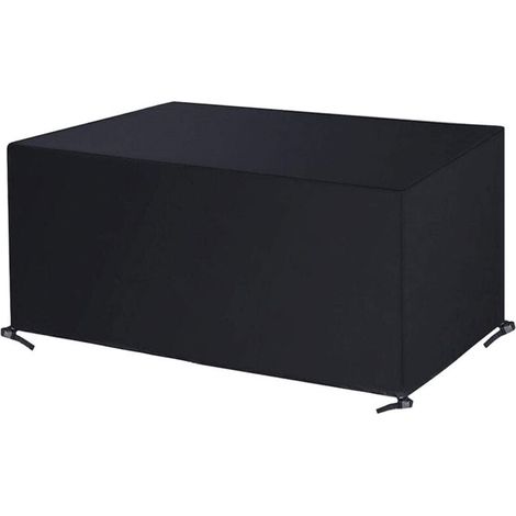 Copertura per mobili, 213x132x74cm Copertura per divano da esterno rettangolare, Copertura impermeabile per panca da giardino, Tessuto Oxford 420D, Resistente ai raggi UV e alla polvere per copertura (1/4)