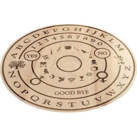 Astrologie-Pentakel-Altarplatte aus Holz, Wahrsage-Untersetzer, Hexenbedarf
