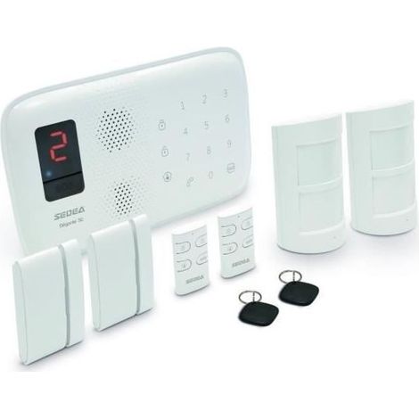SEDEA Pack Alarme maison sans fil Elegante 50-E2