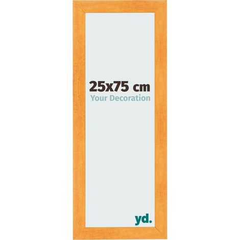 yd. - Cadre photo 25x75 - Orange - MDF - Pisa (1/5)