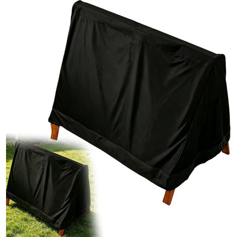 Funda protectora para columpio - Oxford - Resistente a desgarros - Impermeable - Cortavientos - Para muebles de jardín (216 x 140 x 170 cm) (1/5)