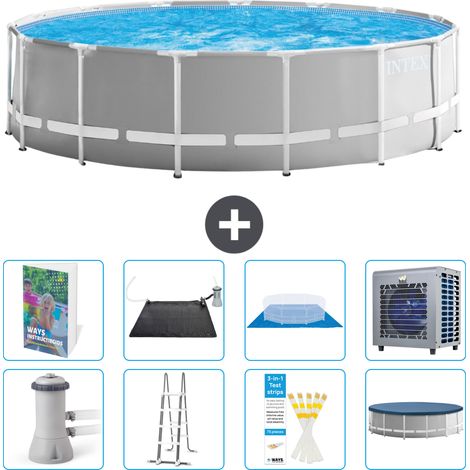 Intex Piscine Prism Frame Ronde - 457x122 cm - 9-pièces  S524 (1/4)