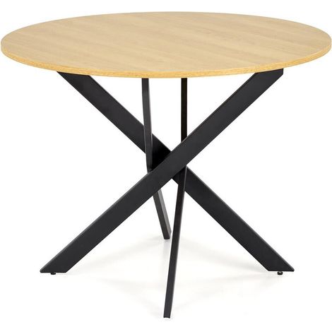 Mesa Houston 1788, Roble dorado, 76x0x0cm, MDF, Metal (1/5)