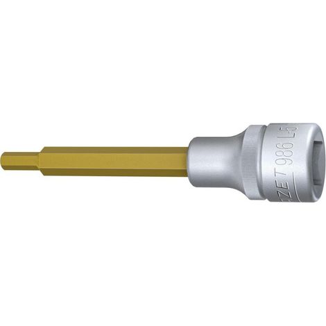 Hazet entrada para llave de vaso 986L-5 1/2" hexagonal interior SW 5 mm L 100 mm - 986L-5