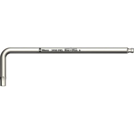 WERA hex-Plus 6kt.-Winkelschraubendreher Stainless 5mm