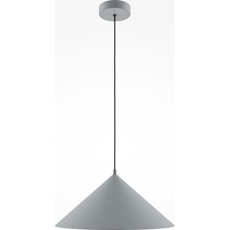 Maytoni Basic Cone Plafonnier moderne en forme de dôme de 35 cm, gris, 1 x E27