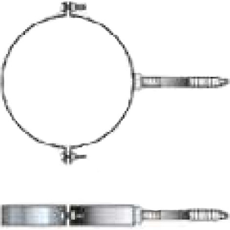 SCELTO DA DESIVERO Collare par.inox 1 vinc.d.100 120° codice prod: DSV16185