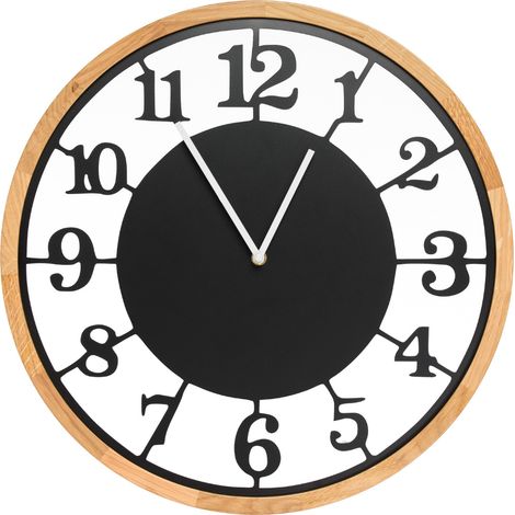 Reloj de pared LEJA 47cm madera ROBLE premium (1/5)
