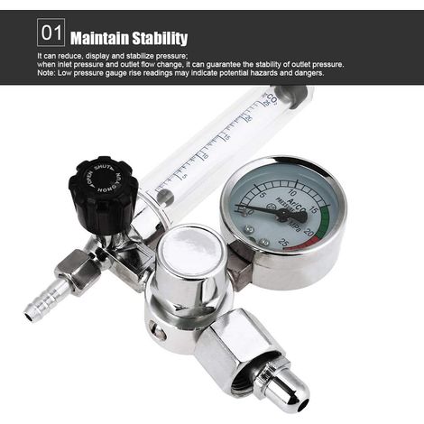 0-25MPa Argon Meter Pressure Regulator for MIG and TIG Welding, G5/8, Professional (1/5)