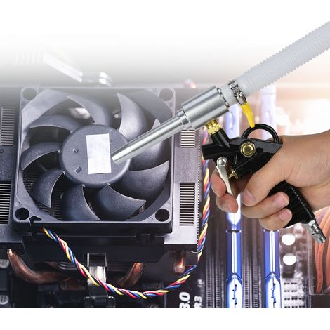 Pistolet à air comprimé mini aspirateur portatif, outil de nettoyage pneumatique à vide, soufflette dépoussiéreuse manuelle (1/5)