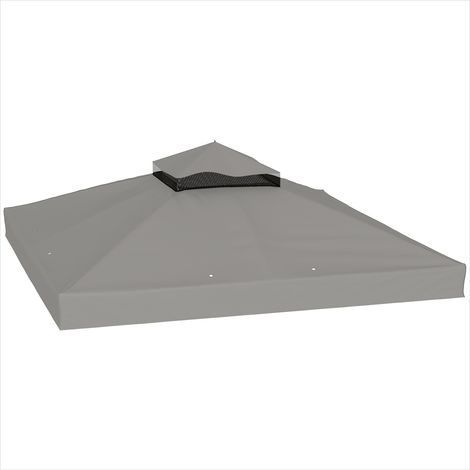 Tonnelle de jardin Toile de remplacement 3 x 3 m pour tonnelle (1/5)