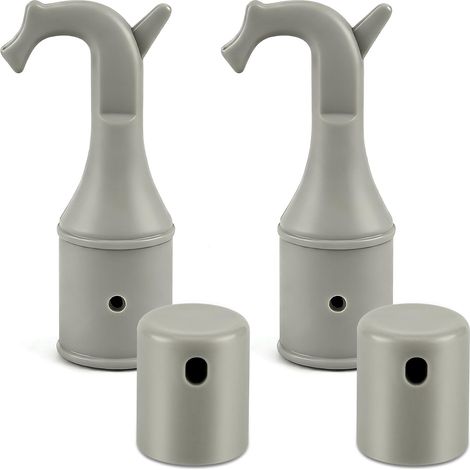 CCYKXA2 pcs Crochets pour fenêtres de toit, Crochets pour fenêtres de toit avec base antidérapante, Pièces détachées pour barre d'ouverture (25 MM) (1/5)