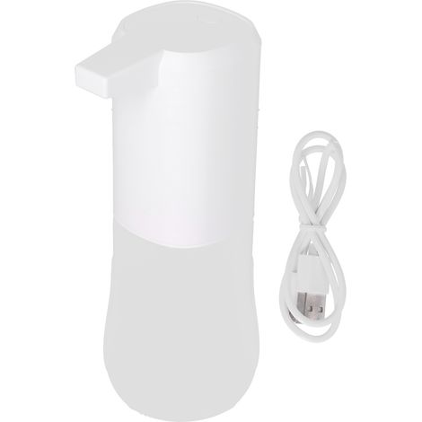 Distributeur de Savon Électrique Automatique 600ml Grande Capacité pour Salle de Bain - Type Vaporisateur Blanc (1/5)
