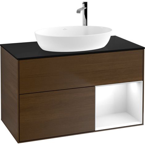 Villeroy & Boch F902GFGN Meuble sous-lavabo Finion F90 (1/2)