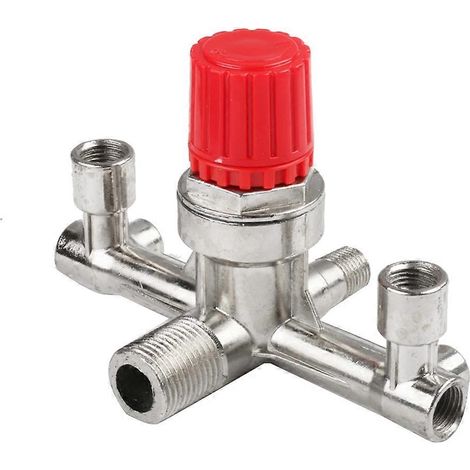 Tube de pressostat à double sortie métallique, accessoire de raccord de pression non réglable (1/5)