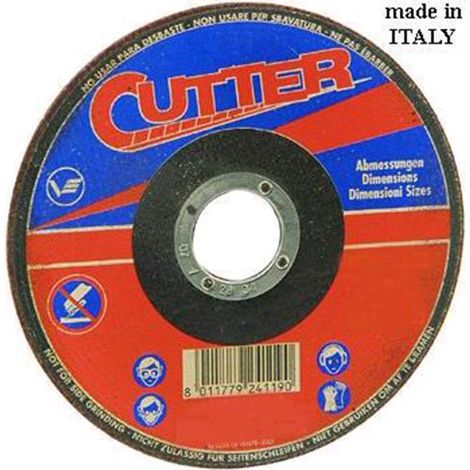Mole Abrasive Vigor Ferro C/Depresso 230X3,2X22 Conf. 25 pz