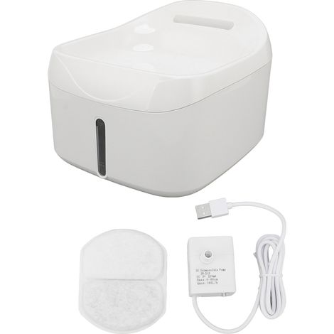 Distributeur d'eau automatique pour volailles, 2,5 L, grande cascade silencieuse, accessoires d'alimentation avec eau courante (1/5)