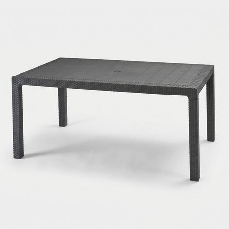 Gartentisch in Rattanoptik für 6 Personen Melody (1/2)