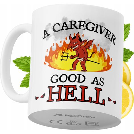 Mug humoristique pour un aidant familial - Mug à café/thé avec texte amusant - Idéal pour les anniversaires, les fêtes et les occasions spéciales - Mug premium pour la maison, le bureau ou le travail  (1/5)