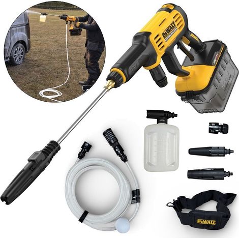 DeWalt DCMPW1000N 54v XR FLEXVOLT Brushless Pressure Washer 69 Bar + Soap Nozzle