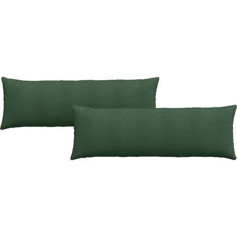 Maison Exclusive - Sofakissen 2 Stück Dunkelgrün 120 x 40 cm Cord