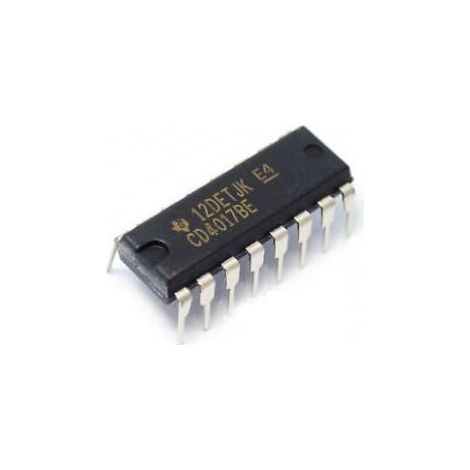 Circuito integrato Cmos 16pin Cd4017be Cd4017be Cd4017