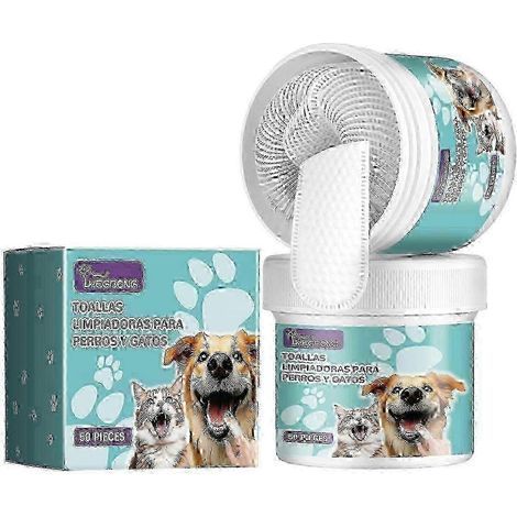 Manchons de nettoyage des dents Yegbong pour chats et chiens : éliminent le tartre. nettoient la bouche et hydratent.