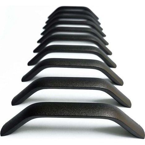 96 mm Achsabstand, 10 Stück Küchenschrank- und Schubladengriffe, Kleiderschrankgriffe, Schlafzimmermöbelgriffe, sandgestrahlte Oberfläche (1/4)