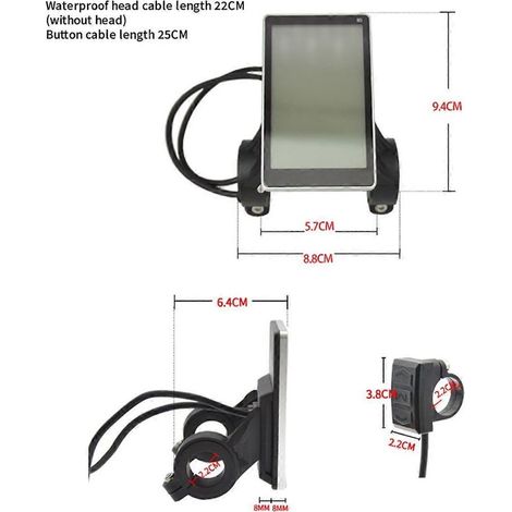 Écran LCD universel pour vélo électrique