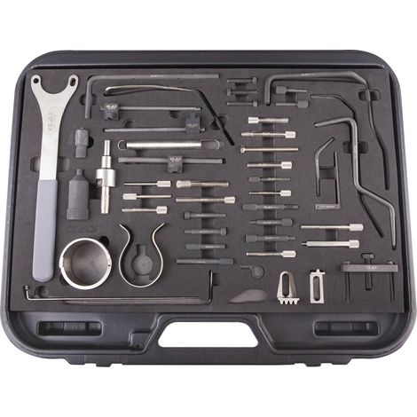 Clas – Coffret calage complet psa génération 1 – Compatible Fiat, Ford, Citroën, Peugeot – Pour moteurs 1.0 à 2.2 HDI – Outil du mécanicien (1/2)