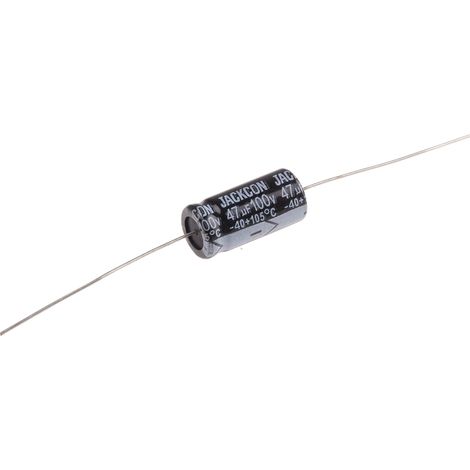 Condensateur RS PRO 47µF, 100V c.c.