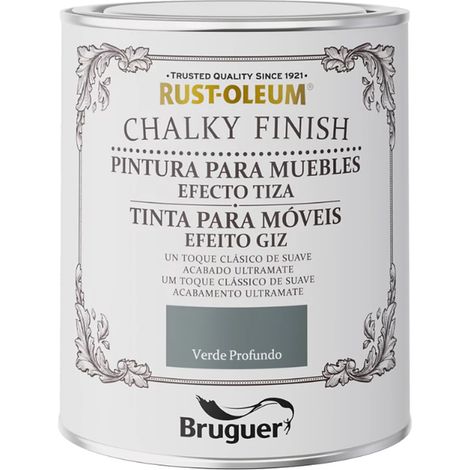 Pintura Bruguer Rust-oleum Chalky Finish 5733890 Muebles Deep Green 750 ml (1/5)