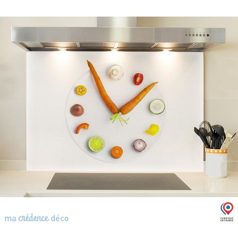 Fond de hotte : Horloge - Alu composite - 70 cm - 60 cm (1/5)